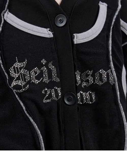 カーディガン 「 Seivson 2000 DIAMOND COLLECTION 」Fluid Sculptural Knit Cardigan レデ Seivson カーディガン 「 2000 DIAMOND COLLECTION 」Fluid