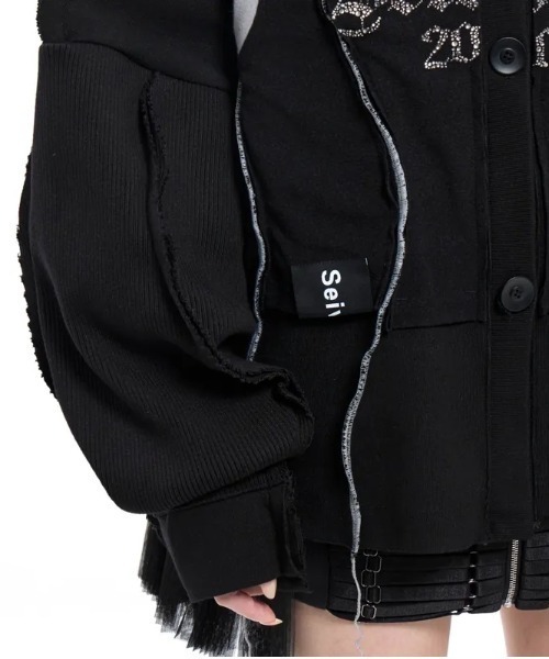 Seivson 2000 DIAMOND COLLECTION 】Fluid Sculptural Knit