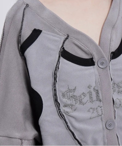 カーディガン 「 Seivson 2000 DIAMOND COLLECTION 」Fluid Sculptural Knit Cardigan レデ Seivson 2000 DIAMOND COLLECTION 】Fluid Sculptural Knit