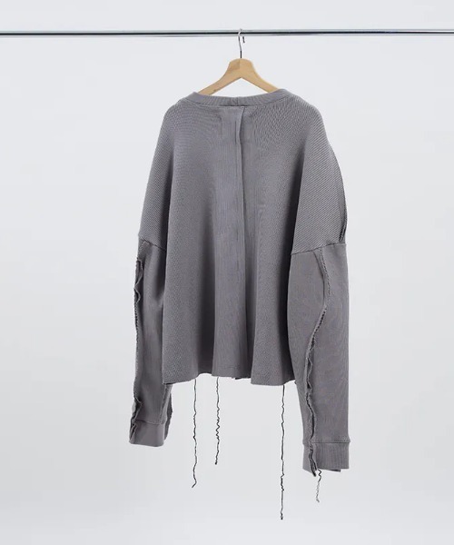 カーディガン 「 Seivson 2000 DIAMOND COLLECTION 」Fluid Sculptural Knit Cardigan レデ Seivson カーディガン 「 2000 DIAMOND COLLECTION 」Fluid