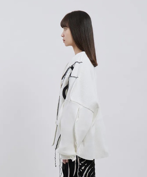 カーディガン 「 Seivson 2000 DIAMOND COLLECTION 」Fluid Sculptural Knit Cardigan レデ Seivson カーディガン 「 2000 DIAMOND COLLECTION 」Fluid