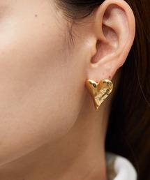 ENOUGH（イナフ）の「【RS】【enough】 ﾊｰﾄﾋﾟｱｽ大（ピアス（両耳用））」