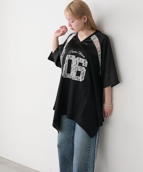 JUNYA WATANABE フラワーレース アシンメトリーワンピース XS JUNYA WATANABE フラワーレース アシンメトリーワンピース XS