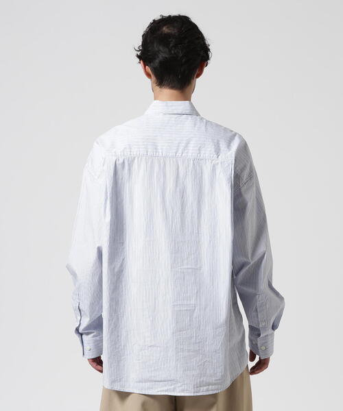 Toironier(トワロニエ)の「Toironier/トワロニエ/Stripe Half-Zip Shirt(Tシャツ/カットソー・メンズ・ブルー系その他3/その他18・F)」の18枚目の写真