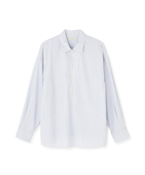 Toironier(トワロニエ)の「Toironier/トワロニエ/Stripe Half-Zip Shirt(Tシャツ/カットソー・メンズ・ブルー系その他3/その他18・F)」の22枚目の写真