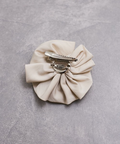 VIS(ビス)の「コサージュ付きバルーンナイロンビスチェ(その他トップス・レディース・キナリ/ブラック・FREE)」の17枚目の写真