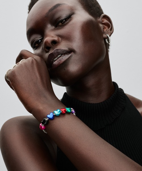 Pandora パンドラ　チャーム　写真のもの全て メタリック スカイブルー ハート チャーム（チャーム）｜Pandora