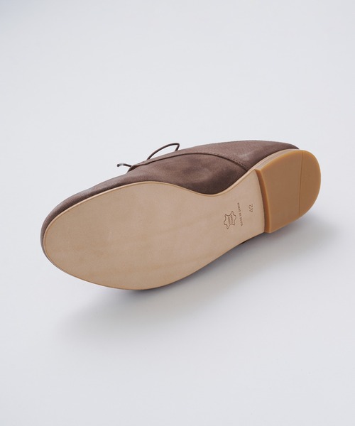 ARCOLLETTA PADRONE(アルコレッタ パドローネ)の「【ARCOLLETTA PADRONE】別注 ヌバック 2WAY DERBY DANCE SHOES(その他シューズ・メンズ・ブラック/グレイッシュベージュ・41/40/42)」の6枚目の写真