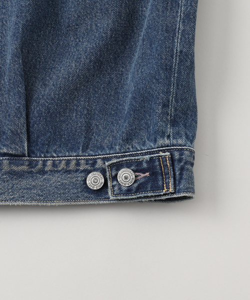 DISCOVERED（ディスカバード）の「DISCOVERED/ ディスカバード CROCHET DENIM BLOUSON（その他アウター・メンズ・ブラック/ネイビー・3）」の6枚目の写真