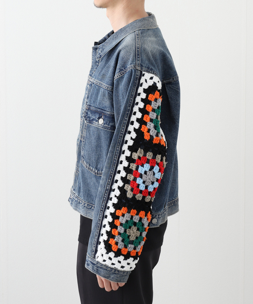 DISCOVERED/ ディスカバード CROCHET DENIM BLOUSON（その他