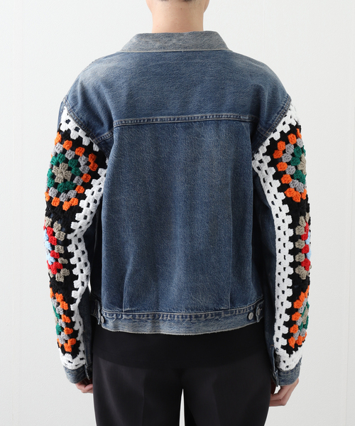 DISCOVERED/ ディスカバード CROCHET DENIM BLOUSON（その他