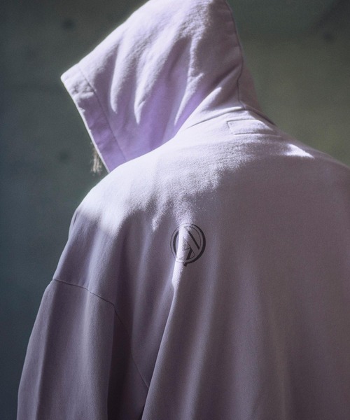 ADAMPATEK/pigment dyeing zip hoodie/ピグメント染めジップ