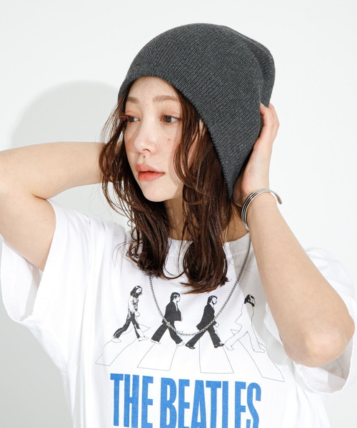 URBAN RESEARCH Sonny Label（アーバンリサーチサニーレーベル）の「コットンシングルニット帽（ニットキャップ/ビーニー・レディース・グレー/モカ/ブラック・ONE）」の8枚目の写真