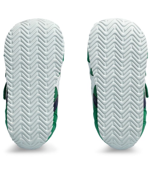 SUKUSUKU（スクスク）の「ASICS SUKU2/アシックス スクスク キッズ ベビー スニーカー ベルクロ 足育 IDAHO BABY 4 300（スニーカー・キッズ・グリーン/ブルー/ネイビー/ベージュ・15.5cm/14.5cm/15.0cm/14.0cm）」の10枚目の写真