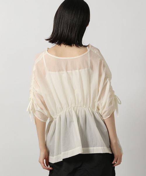 LAKOLE（ラコレ）の「2WAYドロストスリーブブラウス / 327750（シャツ/ブラウス・レディース・オフホワイト/イエロー/チャコールグレー・FREE）」の21枚目の写真