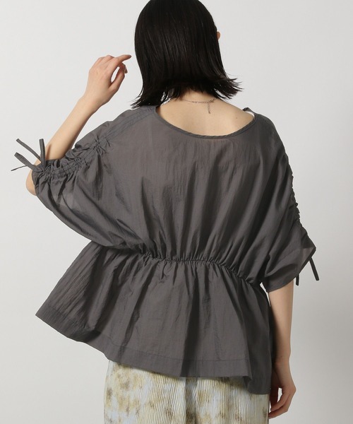 LAKOLE（ラコレ）の「2WAYドロストスリーブブラウス / 327750（シャツ/ブラウス・レディース・オフホワイト/イエロー/チャコールグレー・FREE）」の16枚目の写真