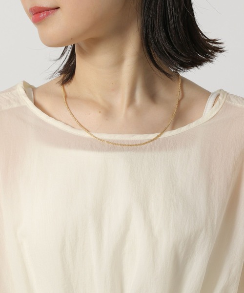 LAKOLE（ラコレ）の「2WAYドロストスリーブブラウス / 327750（シャツ/ブラウス・レディース・オフホワイト/イエロー/チャコールグレー・FREE）」の6枚目の写真