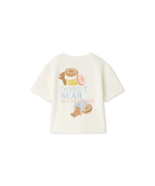 【当店限定販売】 BABY】ドーナツベアワンポイントTシャツ（ルームウェア/パジャマ ルームウェア・パジャマ