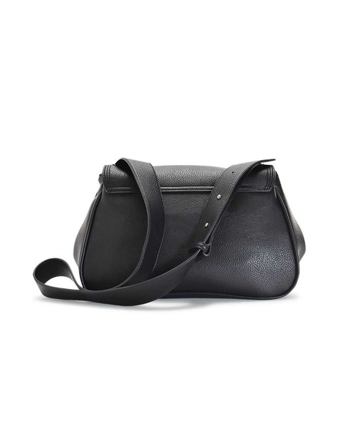 BarcosBlue（バルコスブルー）の「【BarcosBlue/バルコスブルー】シュリンクレザー調台形バッグ（ショルダーバッグ・レディース・ベージュ/ブラック・ONE SIZE）」の5枚目の写真