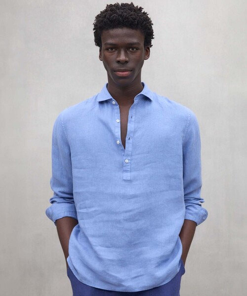 ECOALF（エコアルフ）の「POLINO シャツ / POLINOALF SHIRT MAN（シャツ/ブラウス・メンズ・ホワイト/ブルー系その他7・XL/M/L/S）」の2枚目の写真