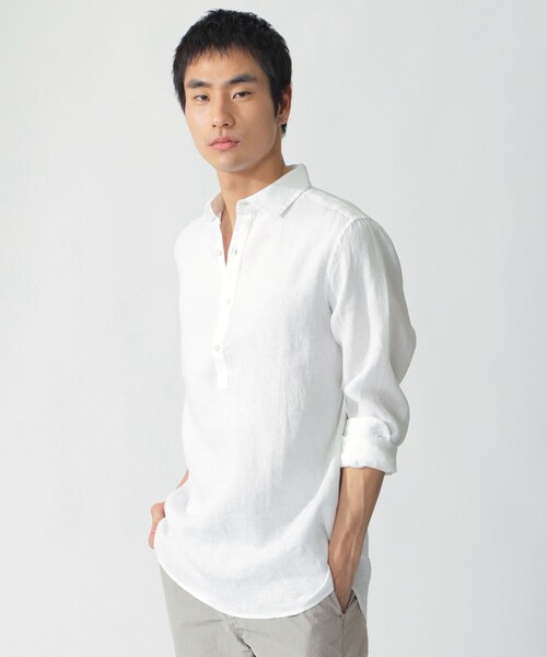 ECOALF（エコアルフ）の「POLINO シャツ / POLINOALF SHIRT MAN（シャツ/ブラウス・メンズ・ホワイト/ブルー系その他7・XL/M/L/S）」の4枚目の写真