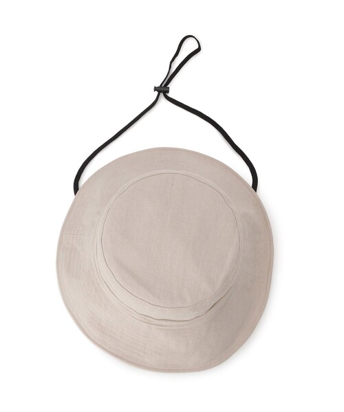 grove（グローブ）の「ワイドブリムハット【UVカット・あご紐付】（ハット・レディース・ブラック/ネイビー/ベージュ・00）」の7枚目の写真