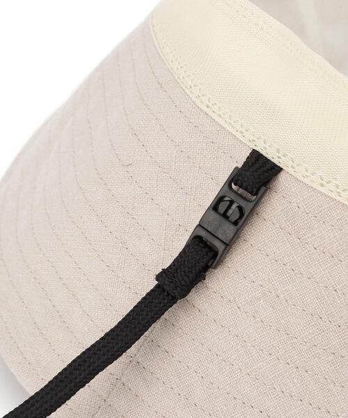 grove（グローブ）の「ワイドブリムハット【UVカット・あご紐付】（ハット・レディース・ブラック/ネイビー/ベージュ・00）」の10枚目の写真