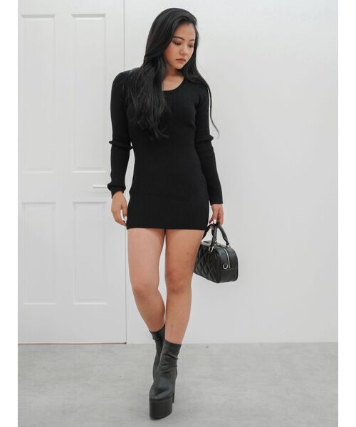 GYDA（ジェイダ）の「キルティングrectangle BAG（ハンドバッグ・レディース・オフホワイト/ブラック・FREE）」の11枚目の写真