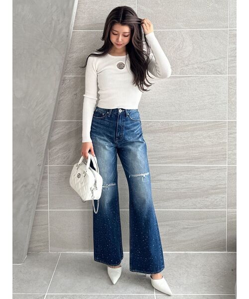 GYDA（ジェイダ）の「キルティングrectangle BAG（ハンドバッグ・レディース・オフホワイト/ブラック・FREE）」の15枚目の写真