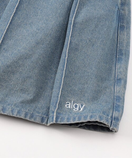 algy（アルジー）の「ラップ風プリーツスカート（スカート・キッズ・ブラック/サックスブルー/カーキ・XX-SMALL/MEDIUM/X-SMALL/SMALL）」の15枚目の写真