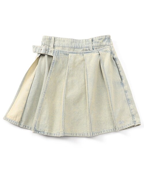 algy（アルジー）の「ラップ風プリーツスカート（スカート・キッズ・ブラック/サックスブルー/カーキ・XX-SMALL/MEDIUM/X-SMALL/SMALL）」の17枚目の写真