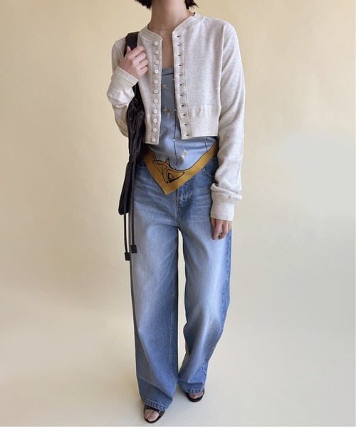 EDIT. FOR LULU 別注 FAITH サーマルカーディガン 追加》【FAITH×LULU】サーマルカーディガン（カーディガン