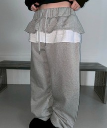 VIBGYOR | 【LAMPOON】フリルスエットパンツ(スウェットパンツ)