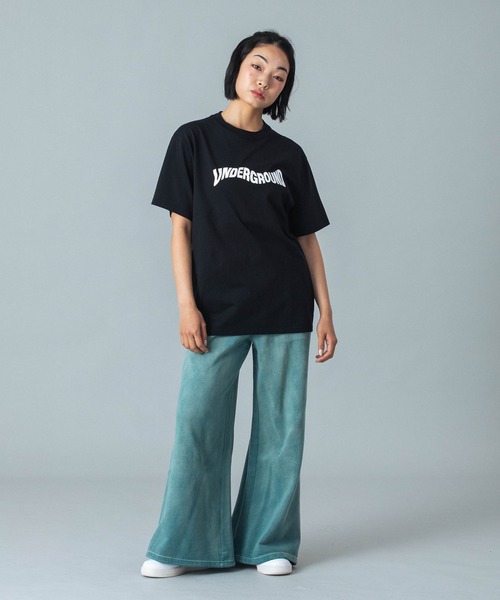 adidas ✖︎x-girl TEE コラボ　　アディダス　エックスガール X-girl(エックスガール)半袖Tシャツ DESI LTD GAME SHIRT S/S