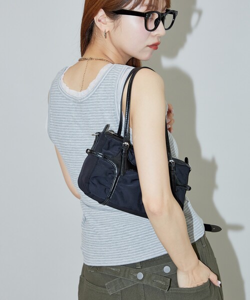 新品未使用:MARY QUANT × PUBLUX/ シアー リボン付きトップス PUBLUX（パブリュクス）の「MARY QUANT × PUBLUX/マリークワント