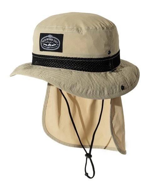 POLeR(ポーラー)の「POLeR/ポーラー ハット 2WAY DRAW+SUNGUARD BRIM HAT 251MCV0031(ハット・メンズ・ライトオリーブ/グレー/ブラック/ライトベージュ・FREE)」の3枚目の写真