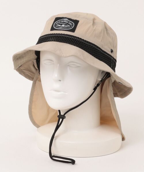 POLeR(ポーラー)の「POLeR/ポーラー ハット 2WAY DRAW+SUNGUARD BRIM HAT 251MCV0031(ハット・メンズ・ライトオリーブ/グレー/ブラック/ライトベージュ・FREE)」の12枚目の写真