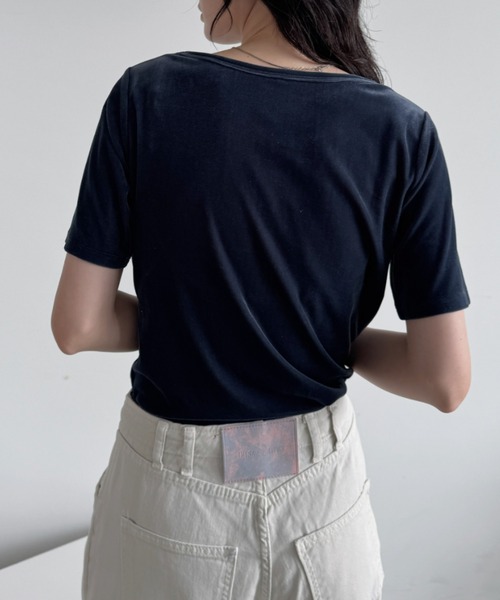 bita.（ビタ）の「ビスチェライクトップス（Tシャツ/カットソー・レディース・ブラウン/ネイビー・FREE）」の20枚目の写真