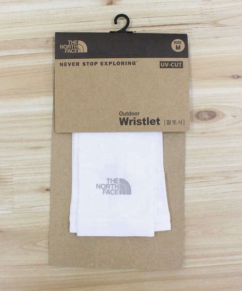 THE NORTH FACE(ザノースフェイス)の「TNF ハイブリッド リストレット アームカバー Hybrid Wristlet ザ・ノースフェイス 韓国限定ライン(アームカバー・メンズ・ホワイト/ブラック・L/M)」の6枚目の写真