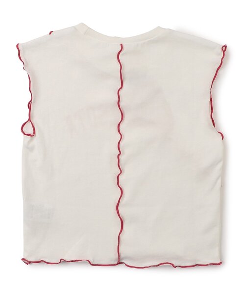 BREEZE(ブリーズ)の「【ジュニア対応】配色ロゴメローTシャツ(Tシャツ/カットソー・キッズ・グレー/オフホワイト/ネイビー・80/90/100/110/120/130/140)」の15枚目の写真