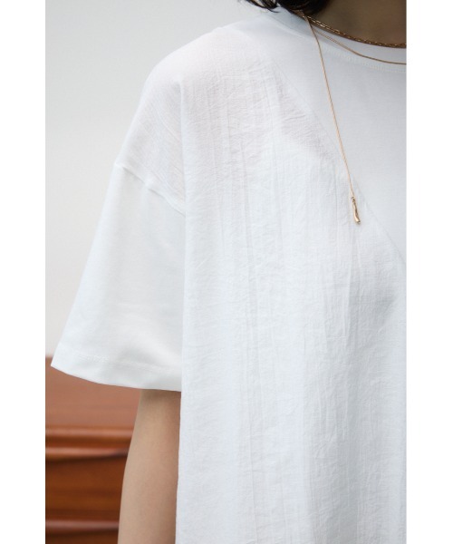 AZUL by moussy（アズールバイマウジー）の「半袖Tシャツ（Tシャツ/カットソー・レディース・ブラック・FREE）」の3枚目の写真