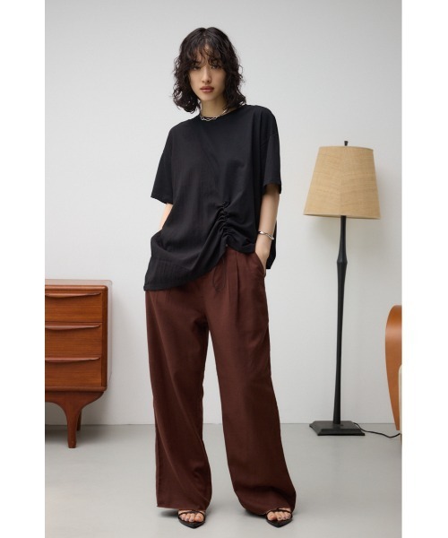 AZUL by moussy（アズールバイマウジー）の「半袖Tシャツ（Tシャツ/カットソー・レディース・ブラック・FREE）」の7枚目の写真