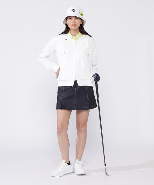 PEARLY GATES(パーリーゲイツ)の「【PEARLY GATES】【PG ESSENTIAL】【直営店舗&公式オンライン限定】ハイスペックコンパクト裏毛フルジップフーディ(スウェット・レディース・ホワイト/グレー/ネイビー・SMALL/MEDIUM/LARGE)」の8枚目の写真