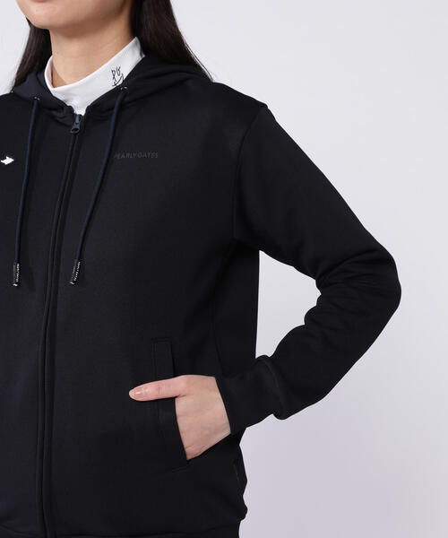 PEARLY GATES(パーリーゲイツ)の「【PEARLY GATES】【PG ESSENTIAL】【直営店舗&公式オンライン限定】ハイスペックコンパクト裏毛フルジップフーディ(スウェット・レディース・ホワイト/グレー/ネイビー・SMALL/MEDIUM/LARGE)」の18枚目の写真