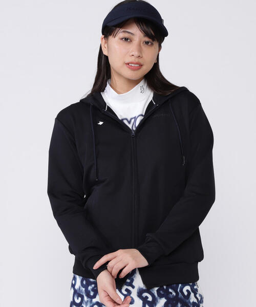 PEARLY GATES(パーリーゲイツ)の「【PEARLY GATES】【PG ESSENTIAL】【直営店舗&公式オンライン限定】ハイスペックコンパクト裏毛フルジップフーディ(スウェット・レディース・ホワイト/グレー/ネイビー・SMALL/MEDIUM/LARGE)」の3枚目の写真