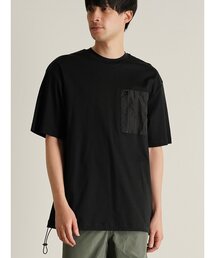 【TRANSITION】シルケットスムース ワイドシルエットポケットTEE ポケT