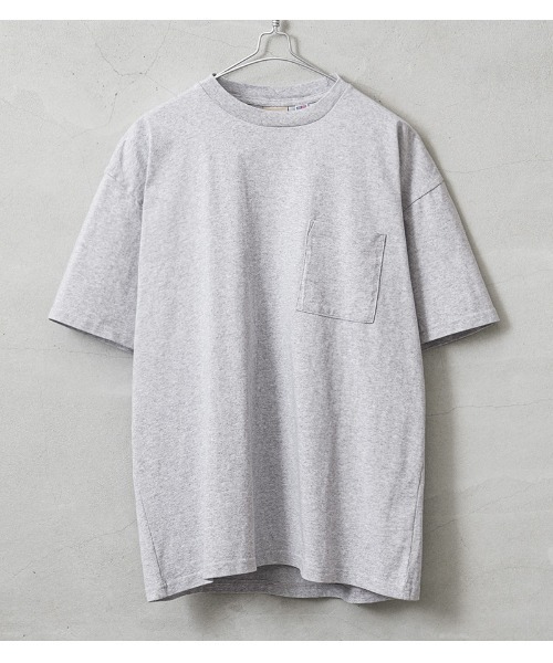 WAIPER.inc(ワイパーインク)の「Goodwear グッドウェア 2W7-3505 USAコットン S/S ポケット Tシャツ BIG(Tシャツ/カットソー・メンズ・ネイビー/ブルー系その他/ホワイト/ブラック/グレー系その他/杢グレー/チャコールグレー・M/L/XL/S)」の4枚目の写真