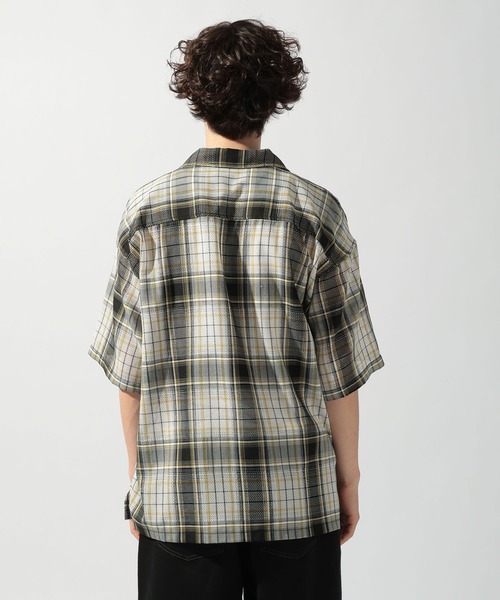 niko and...(ニコアンド)の「シアーチェックシャツ(シャツ/ブラウス・メンズ・サックスブルー/ブラック/オレンジ・MEDIUM/LARGE)」の15枚目の写真