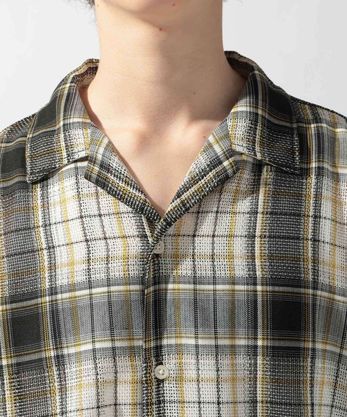 niko and...(ニコアンド)の「シアーチェックシャツ(シャツ/ブラウス・メンズ・サックスブルー/ブラック/オレンジ・MEDIUM/LARGE)」の16枚目の写真