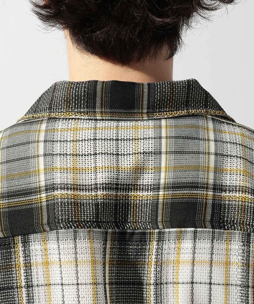 niko and...(ニコアンド)の「シアーチェックシャツ(シャツ/ブラウス・メンズ・サックスブルー/ブラック/オレンジ・MEDIUM/LARGE)」の20枚目の写真